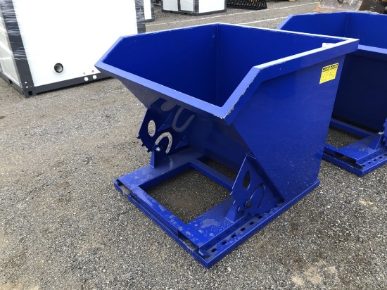 Unused Greatbear Self Dumping Forklift Hopper.