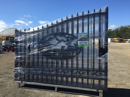 Unused Greatbear 20ft Bi-Parting Gate w/Deer