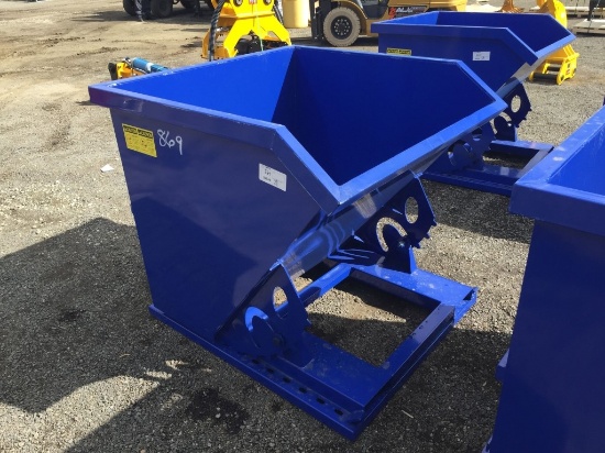 Unused Greatbear Self Dumping Forklift Hopper.