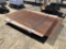Pallet of Misc Steel Plates & Metal Grate.