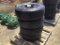 (4) Bridgestone 255/70/16 Tires & 6-Lug Rims.
