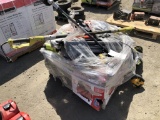 Pallet of Misc Tools, Including String Trimmers,