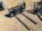 Unused Wolverine Hydraulic Pallet Fork Attachment,