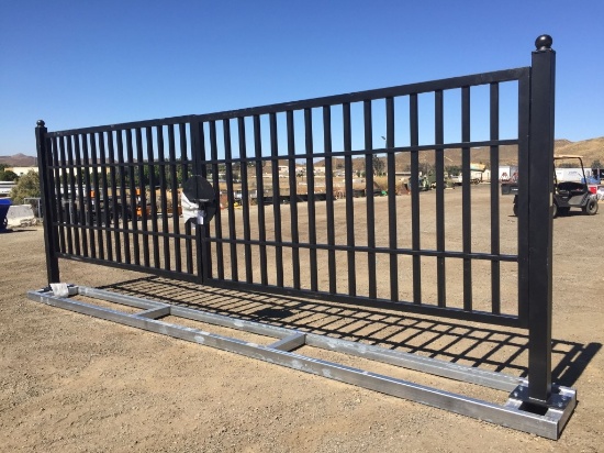 Unused Steelman 20ft Farm Metal Driveway Gate,