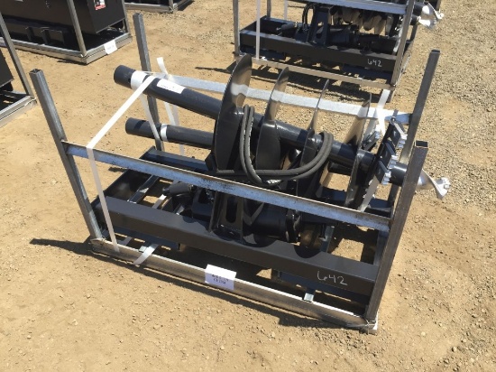 Unused JCT Hydraulic Auger Attachment,