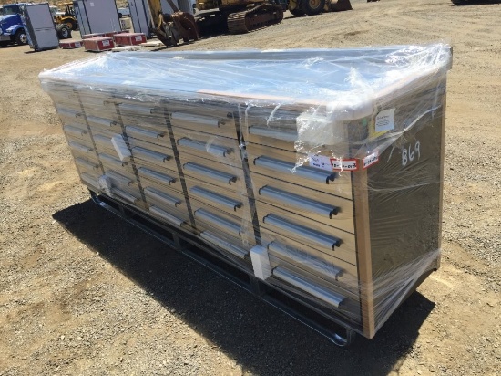 Unused Steelman 10ft Work Bench,
