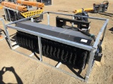 Unused Wolverine 72in Angle Broom Sweeper