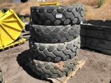 (4) Firestone Duraforce 370/75-28 Tires