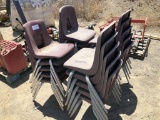 (20) Plastic Chairs.