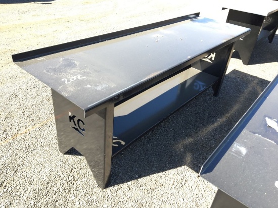 Unused 28in x 90in Metal Work Bench.