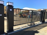 Unused 20ft Bi-Parting Electric Gate.