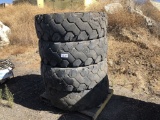 (4) 400/75-28 Tractor Tires w/10-Lug Rims.