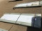 Unused 3ft x 10ft Metal White Roofing Panels.