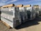 (4) A-Frames of Misc Glass Panels.
