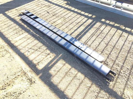 Pair of Unused 8ft Fork Extensions.