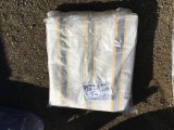 Unused Waterproof PE Tarpaulin w/Metal