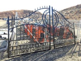 Unused Greatbeat 14ft Bi-Parting Iron Gate.