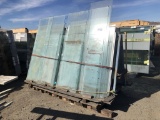 A-Frame of Misc Glass Panels,