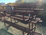 (2) Picnic Tables w/Attached Benches.