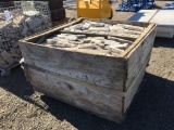 Crate of Misc Stone Pavers.