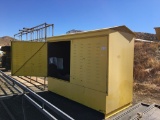 4ft x 8ft Hazardous Materials Storage Shed.