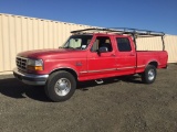 1996 Ford F250 XLT Crew Cab Pickup,