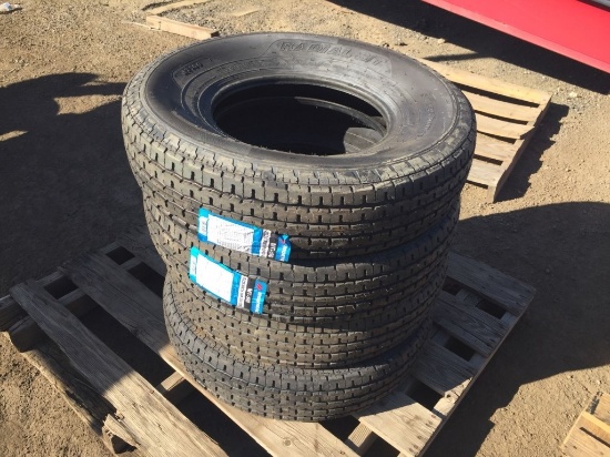 (4) ST235/80R16 Montreal MT-100 Tires.