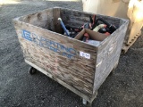 Wood Crate of Misc Tools, Including Hilti Tools,
