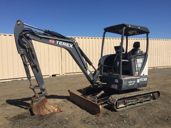 2012 Terex TC37 Mini Excavator,