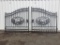 Unused Greatbear 14ft Bi-Parting Iron Gate w/Deer