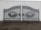 Unused Greatbear 14ft Bi-Parting Iron Gate w/Deer