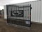 Unused 20ft Bi-Parting Wrought Iron Gate w/Deer