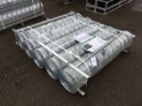 (5) Unused 5ft x 66ft Hot-Dip Galvanized Welded