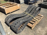 (2) Skid Steer Rubber Tracks.