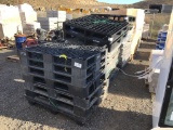 (5) Stacks of Misc Plastic Pallets,