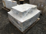 Pallet of Blue Polypropylene Shoe Covers.