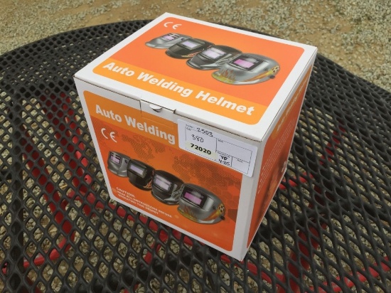 Unused Auto Darkening Welding Helmet.