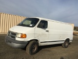 1999 Dodge Ram 1500 Cargo Van,