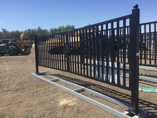 Unused 20ft Farm Metal Driveway Gate,