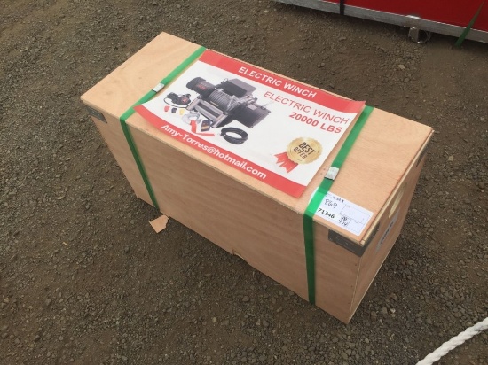 Unused Electric Winch,
