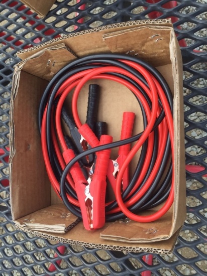Unused Booster Cables.