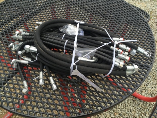 Bundle of Unused SKLP Hydraulic Hoses.