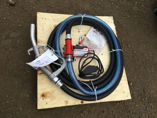 Unused Fuel Pump w/Hose & Nozzle.