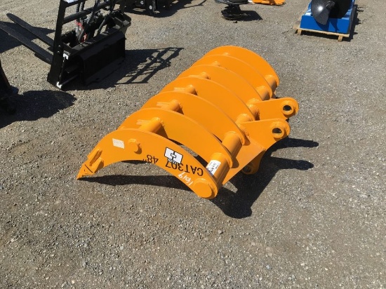 Unused GIYI 48in Rake Attachment,