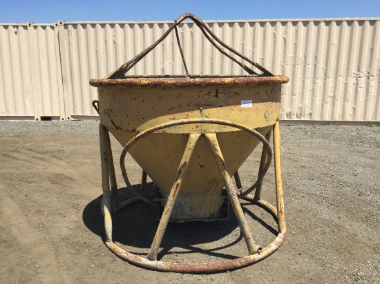 66in Tapered Concrete Hopper.