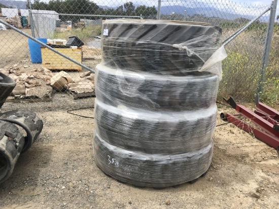 (4) Misc Heavy Equipment Tires & Rims.
