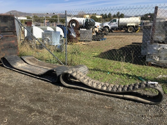 (3) Heavy Duty Rubber Tracks.