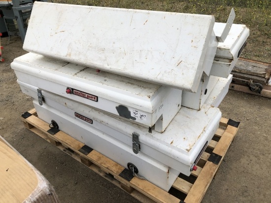 (5) Misc Weatherguard Lockable Metal Truck Bed