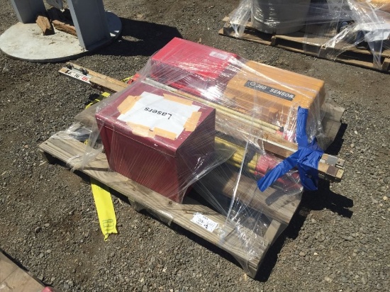 Pallet of Survey Equipment, Including