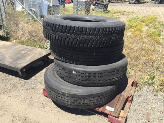 (4) Michelin 11R24.5 Tires.